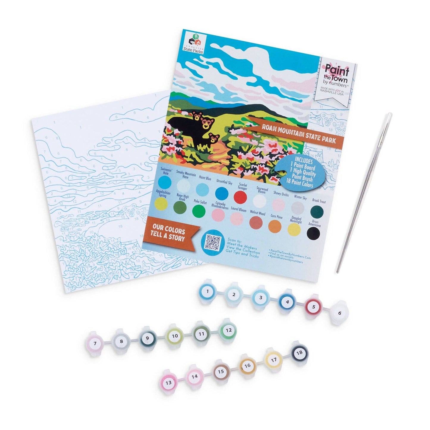 Smoky Mountains Paint by Number Kit 8”x10”