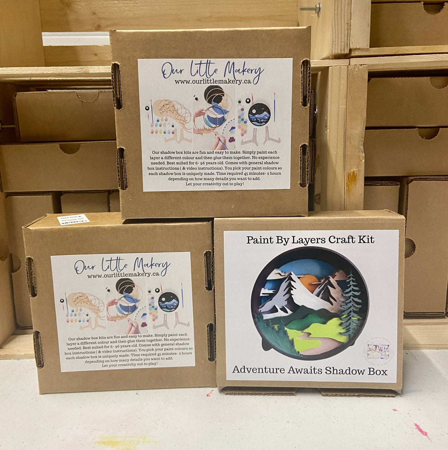 Butterfly Kisses Shadow Box Kit