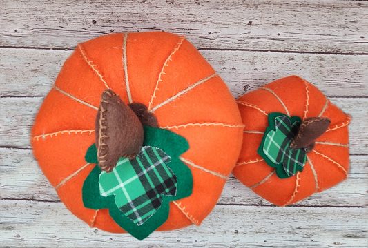 Cozy Felt Pumpkin DIY Kit – Complete All-in-One Craft Kit for Adorable Fall Decor