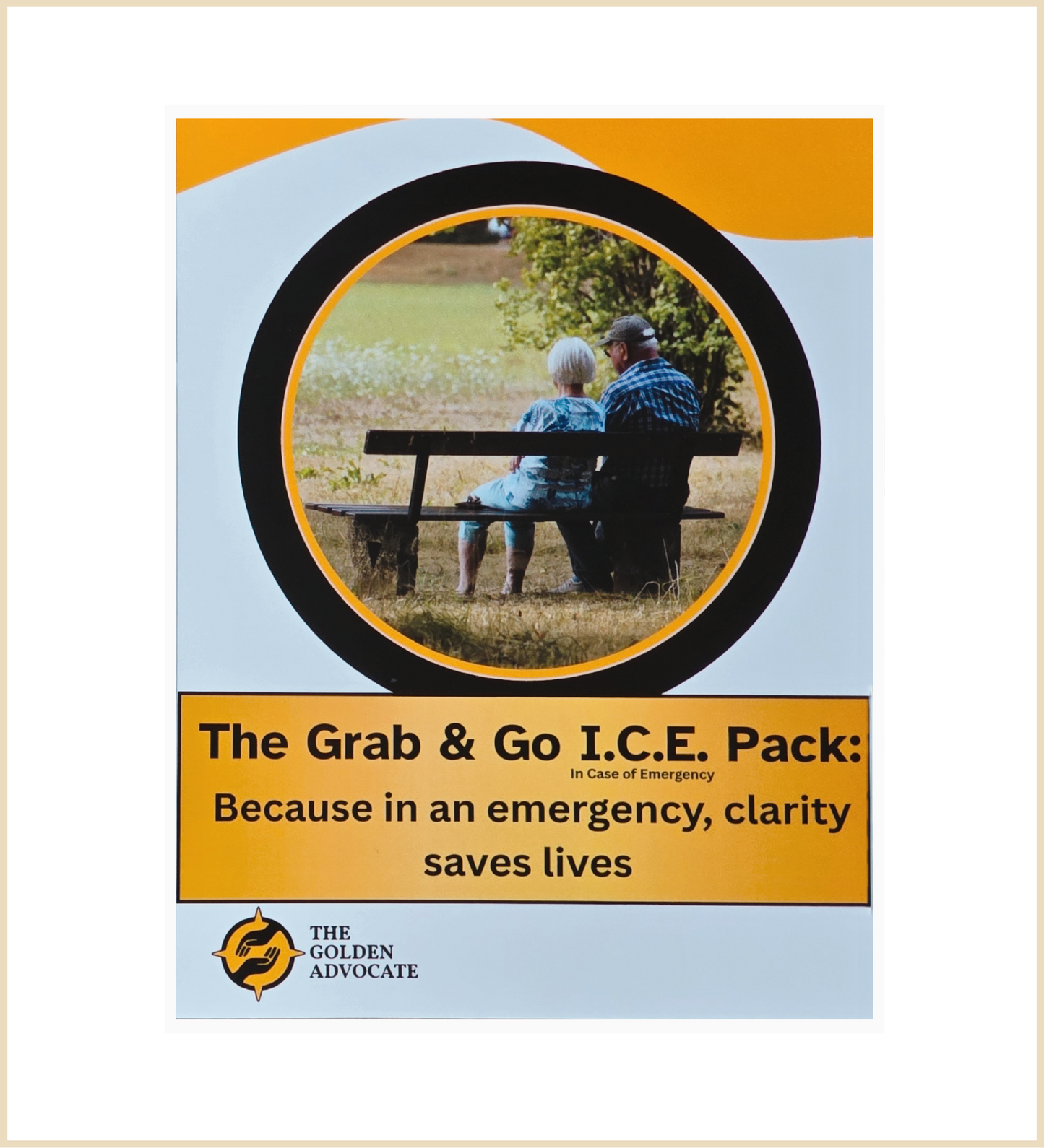 Grab & Go I.C.E. Pack™ | Emergency Medical Information Folder for Seniors & Caregivers